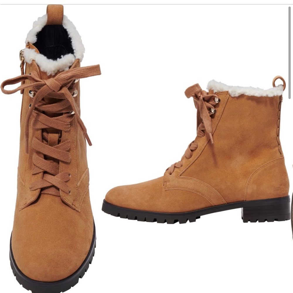 Kate Spade New York Raegan Faux Shearling Bootie size 8 1/2